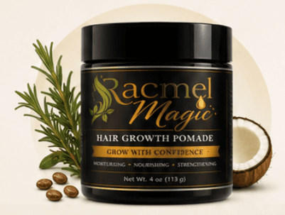 Racmel Magic Hair Growth Pomade with rosemary, castor, and coconut